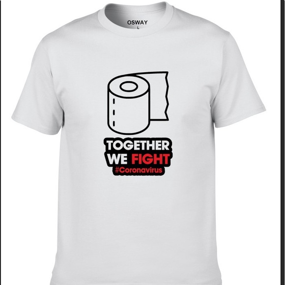 OSWay Other - OSWay Men’s T-Shirt White Print , all sizes